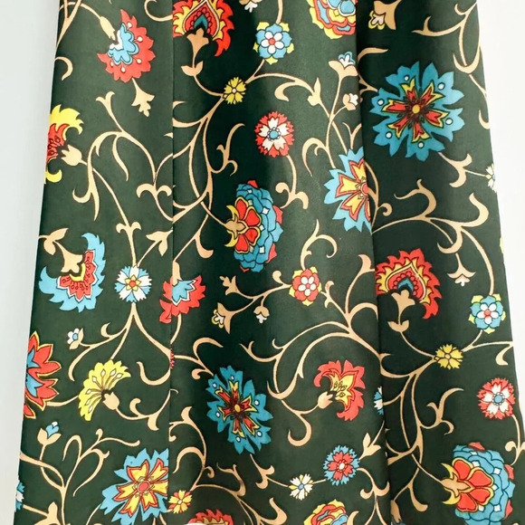 Vintage Boho  Colourful Madarin Collar Sleeveless Maxi Dress - Picture 3 of 6